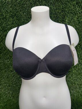 BALI STAY IN PLACE STRAPLESS BRA SZ 34DD